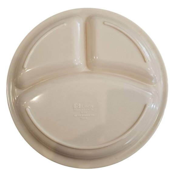 Disney Winnie the Pooh Selandia Divided 3 Section Melamine Kids Plate 8" Round - Picture 2 of 8